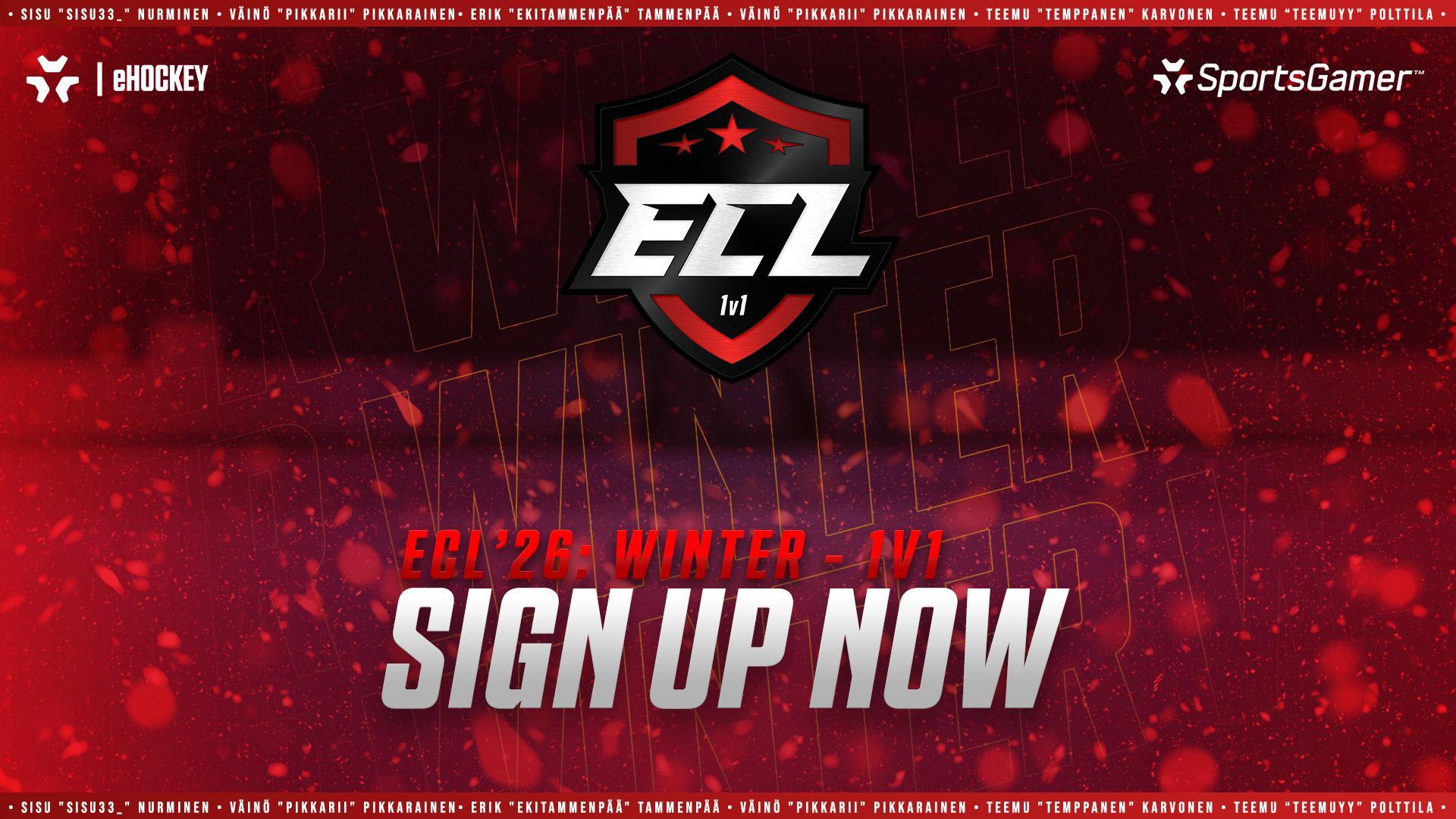 More information about "ECL ’26: Winter – 1v1 | Signups Now Open"