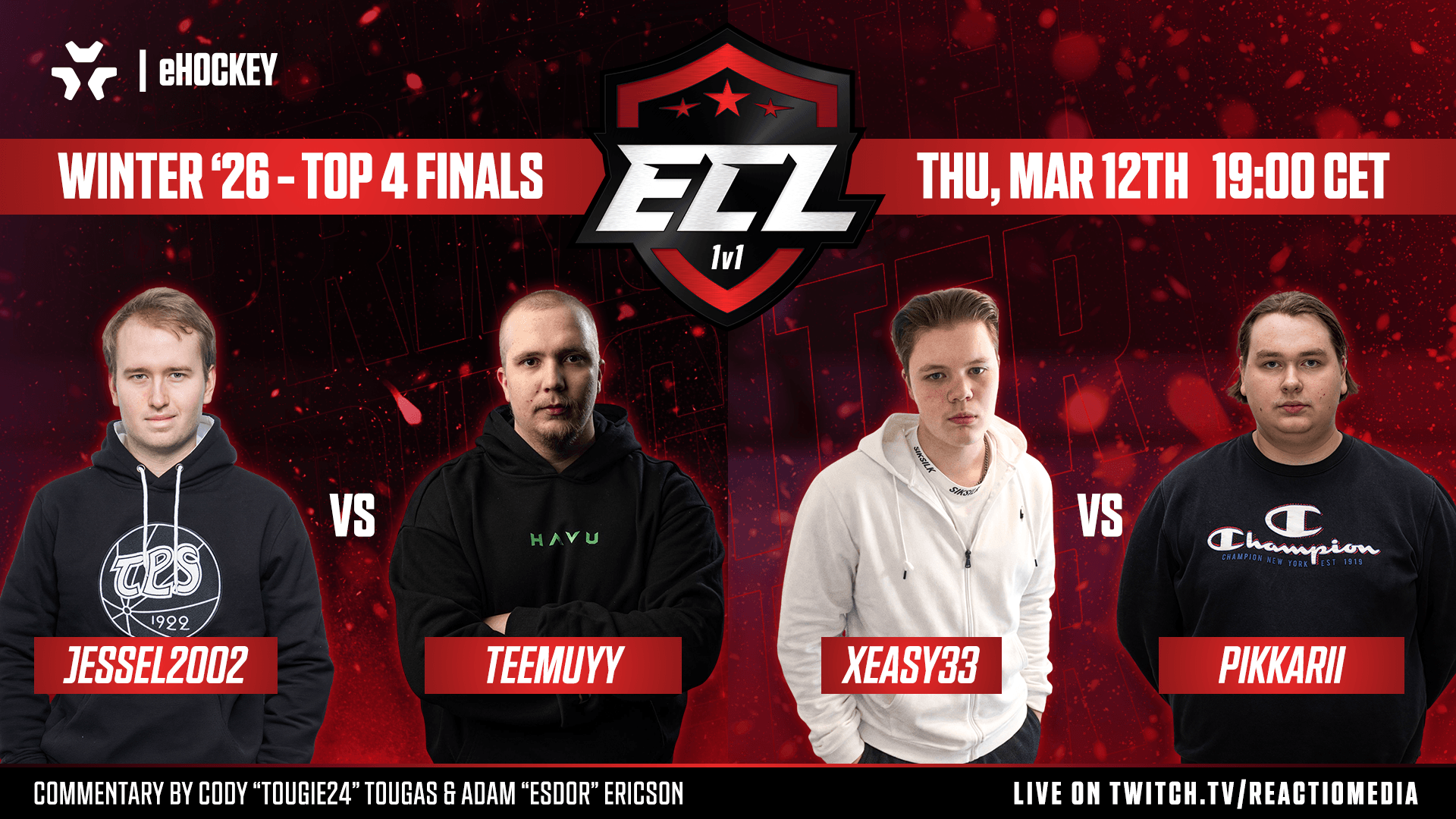 More information about "ECL '26: Winter - 1v1 | Top 4 Finals: Semis & Grand Final Tonight"