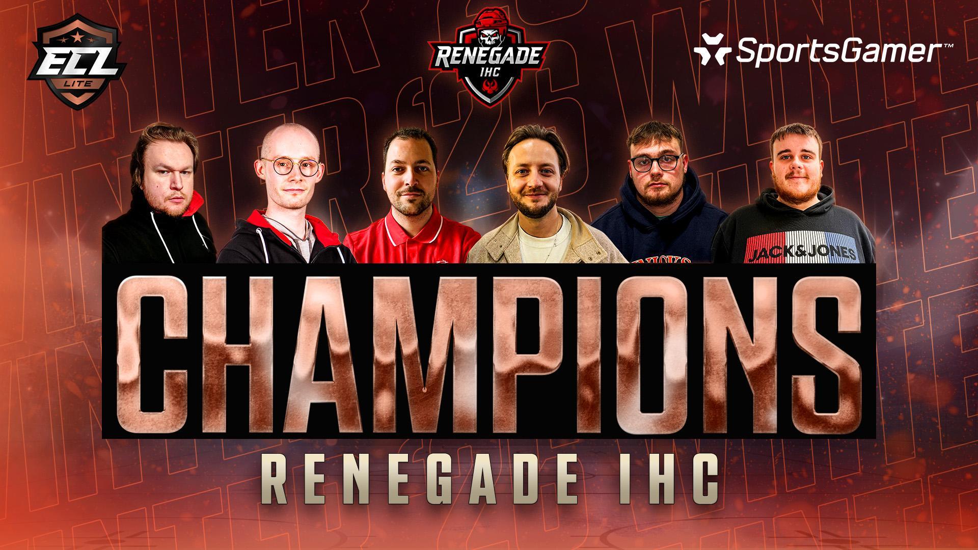 More information about "Renegade IHC are your ECL '26: Winter – Lite Champions!"