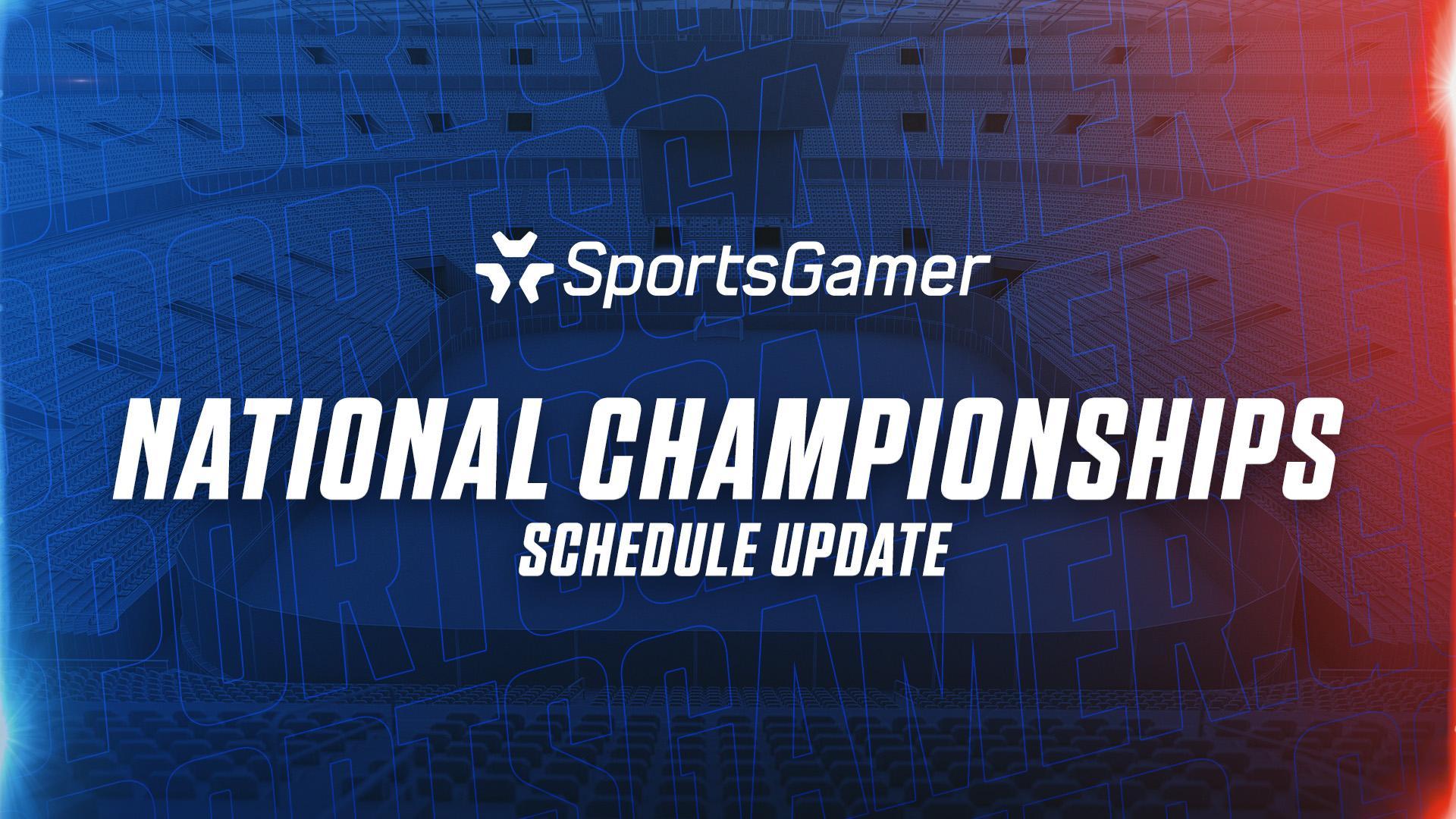 More information about "National Championships — Schedule Update"